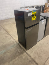 4.5 cu. ft. 2-Door Mini Refrigerator in Platinum Steel with Freezer