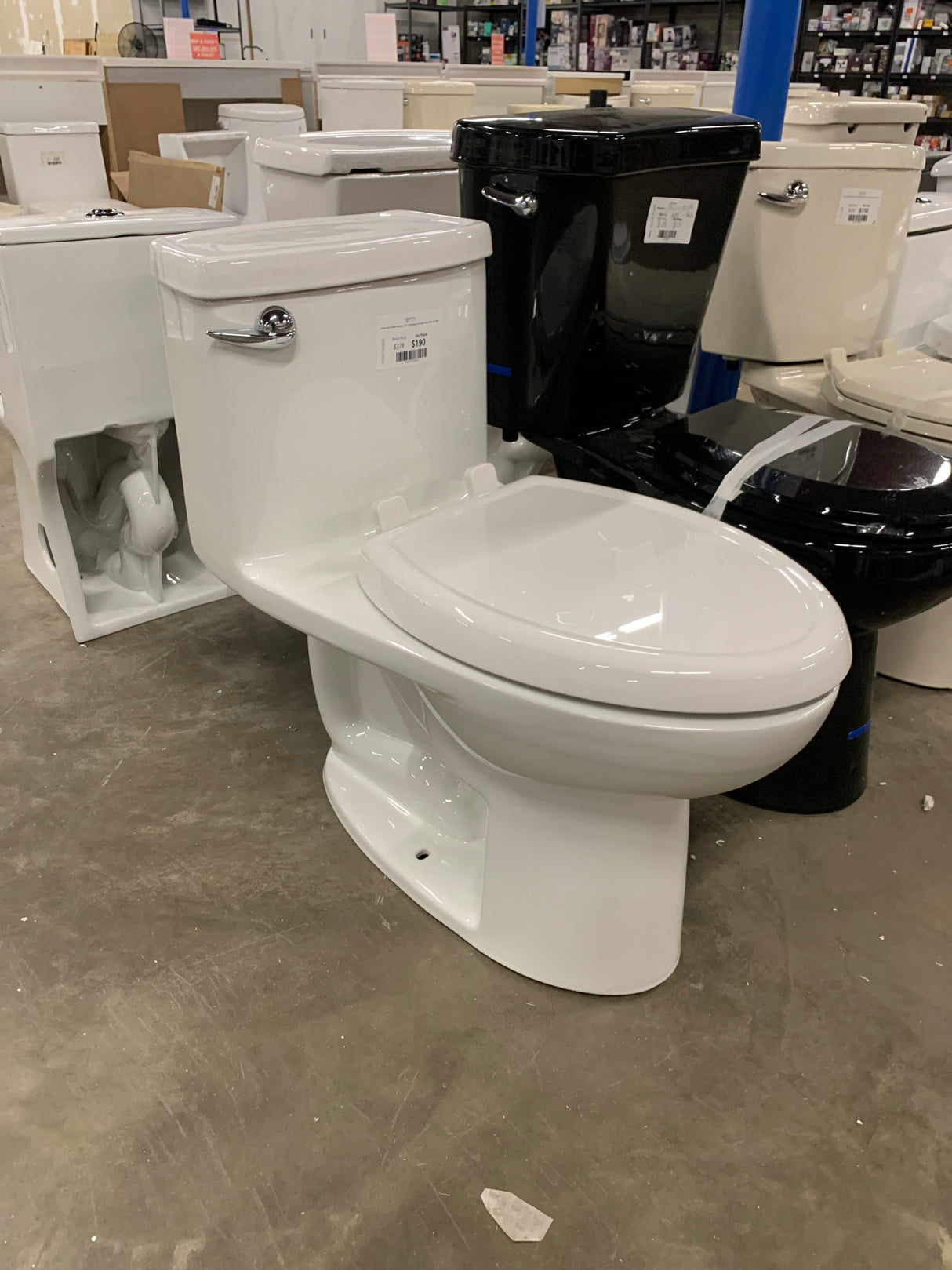 Compact Cadet 3-FloWise Tall Height 1-Piece 1.28 GPF Single Flush Elongated Toilet in White, Seat Included