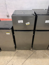 4.5 cu. ft. 2-Door Mini Refrigerator in Platinum Steel with Freezer