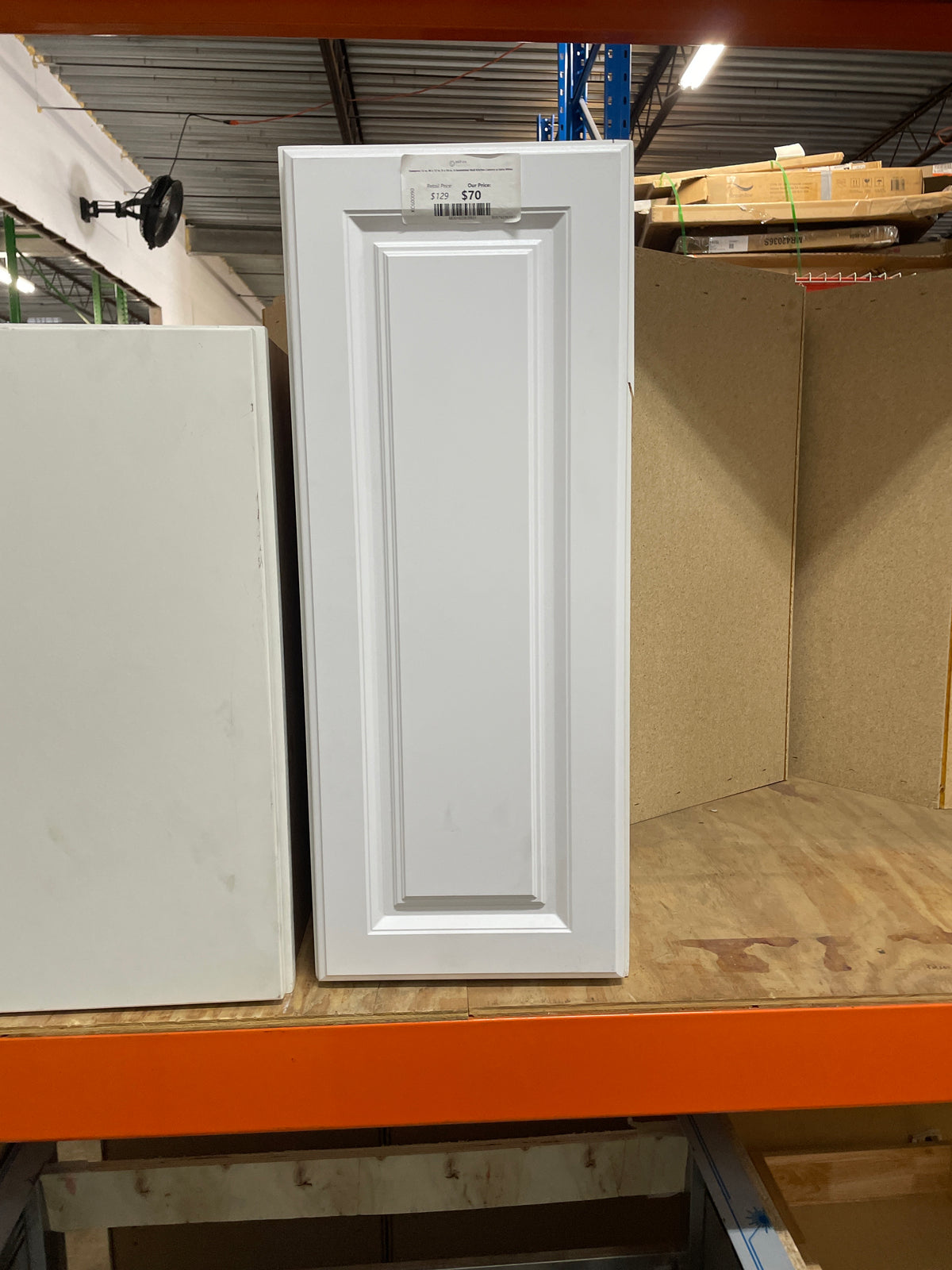 Hampton 12 in. W x 12 in. D x 30 in. H Assembled Wall Kitchen Cabinet in Satin White