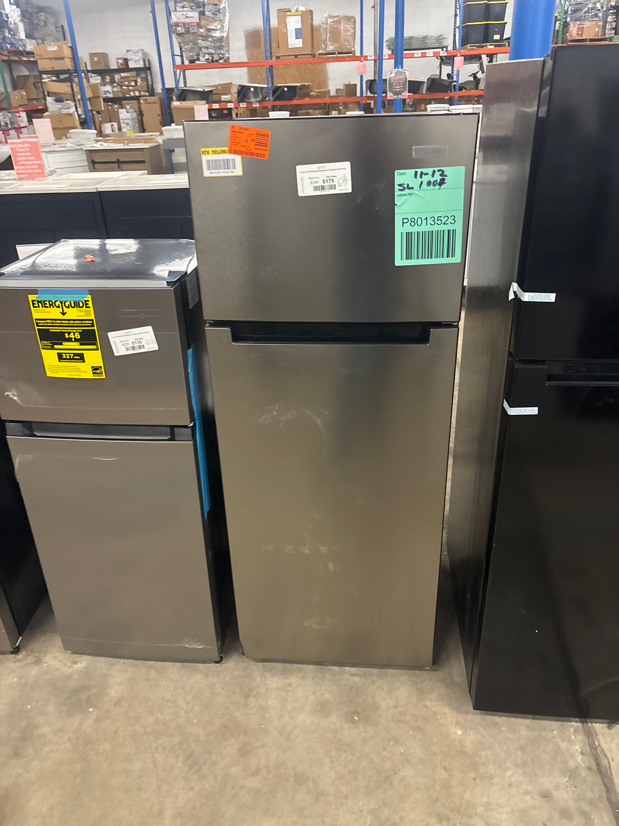 7.2 cu. ft. Top Freezer Refrigerator in Stainless Steel Look