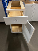 Westfield Feather White Shaker Stock Assembled Base Kitchen Cabinet (15 in. W x 23.75 in. D x 35 in. H)