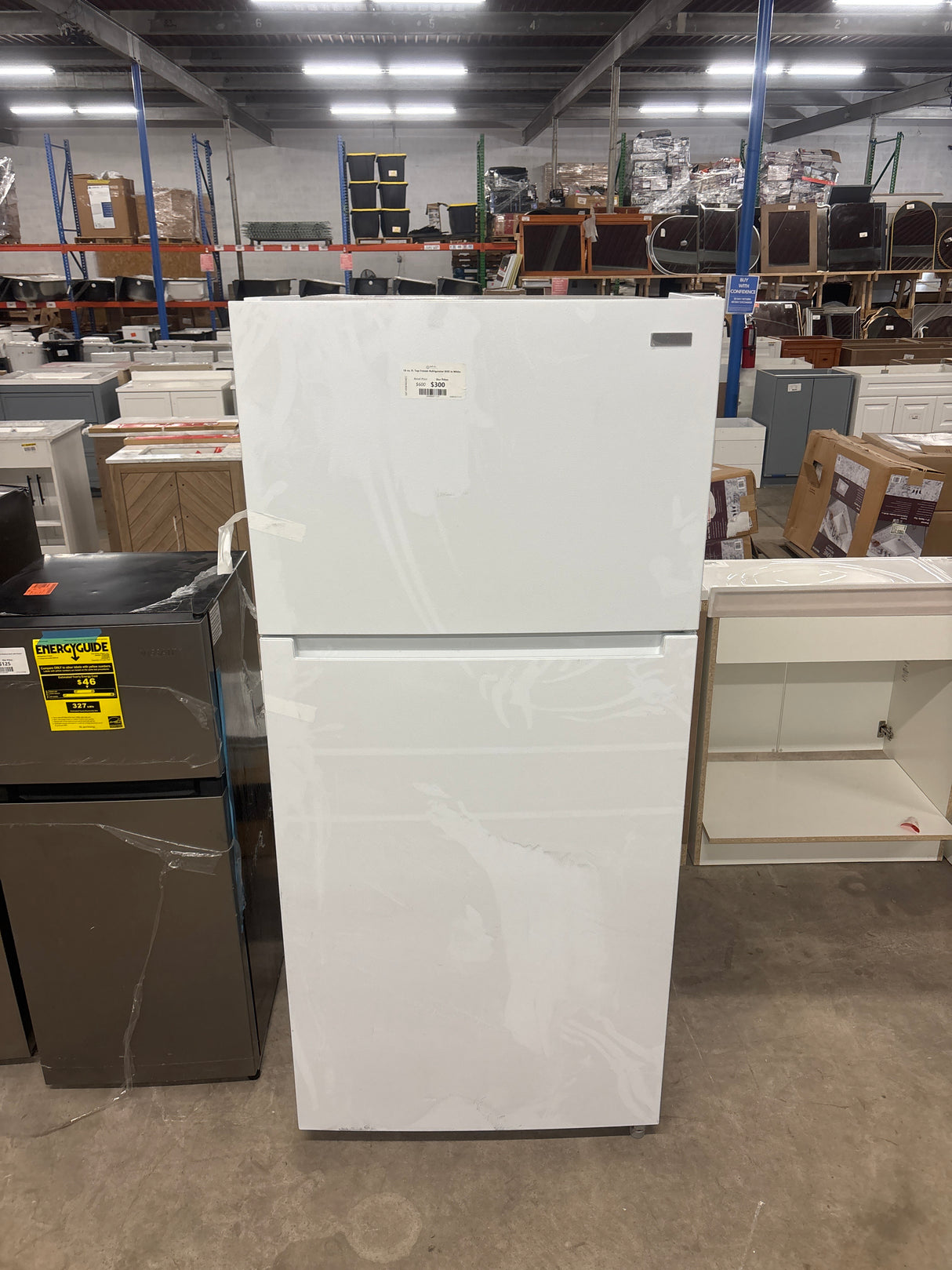 18 cu. ft. Top Freezer Refrigerator DOE in White