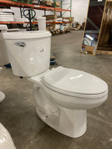 Reliant 12 in. Rough In 2-Piece 1.28 GPF Single Flush Elongated Toilet with Slow Close Seat in White