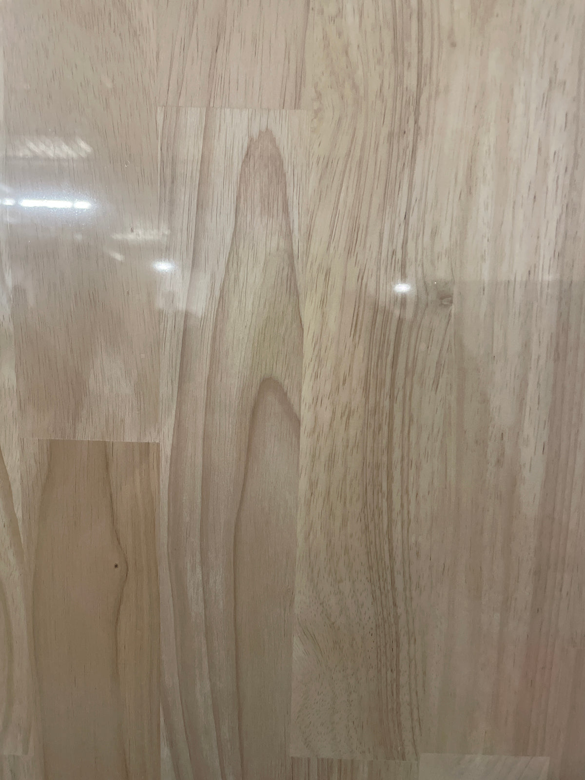 6 ft. L x 25 in. D Unfinished Hevea Solid Wood Butcher Block Countertop With Square Edge