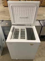 5.0 cu. ft. Manual Defrost Chest Freezer with LED Light in White Garage Ready