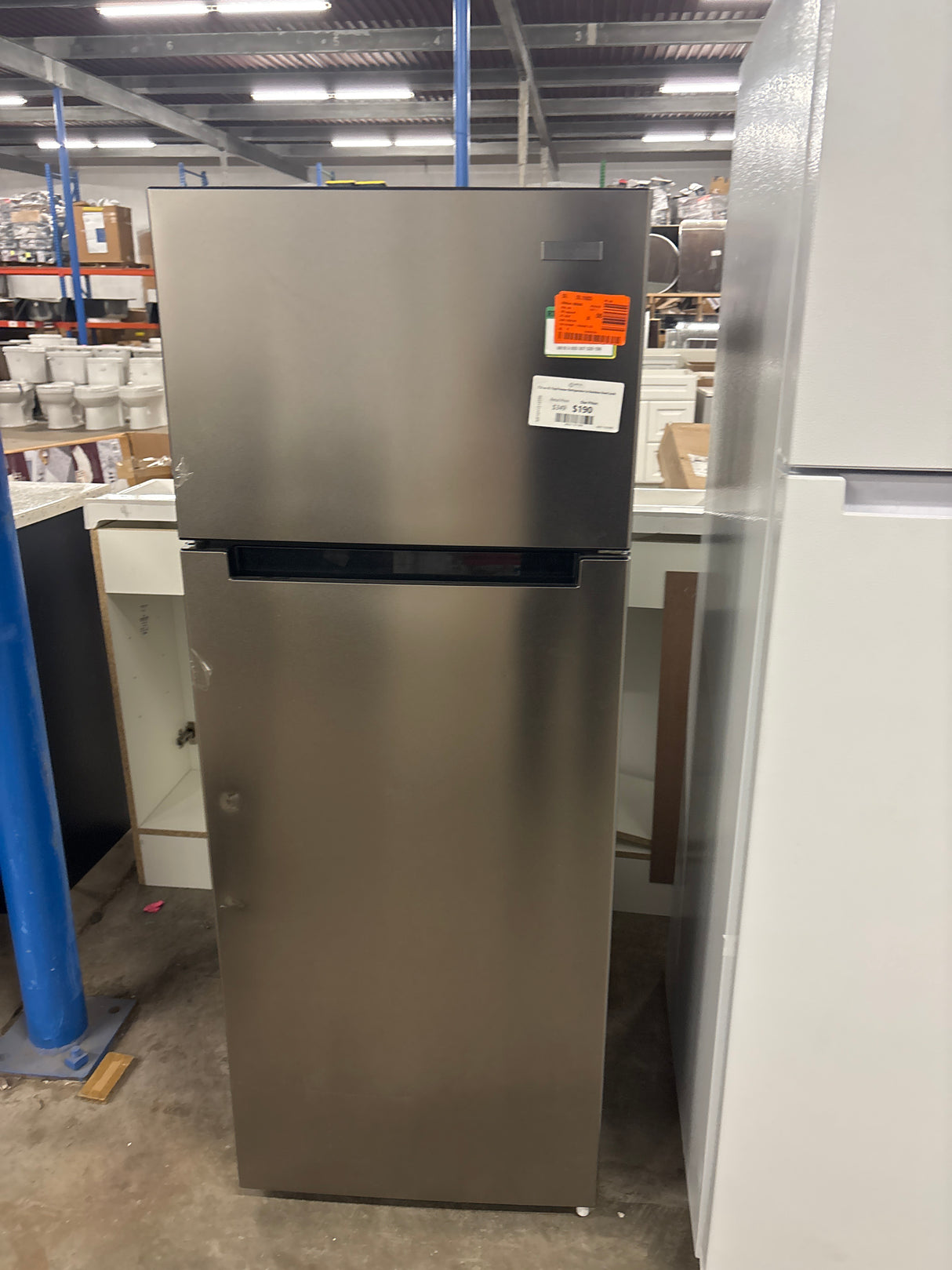 7.2 cu. ft. Top Freezer Refrigerator in Stainless Steel Look