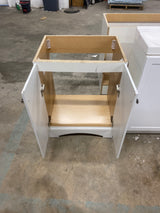 Everdean 25 in. W x 19 in. D x 34 in. H Single Sink Freestanding Bath Vanity in White without Top