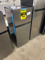 4.5 cu. ft. 2-Door Mini Refrigerator in Platinum Steel with Freezer