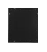 Timeless Home 30 in. W x 36 in. H x Modern Wood Framed Rectangle Black Mirror