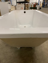 Voltaire 60 in. x 30 in. Acrylic Drop-In Reversible Drain Bathtub in White