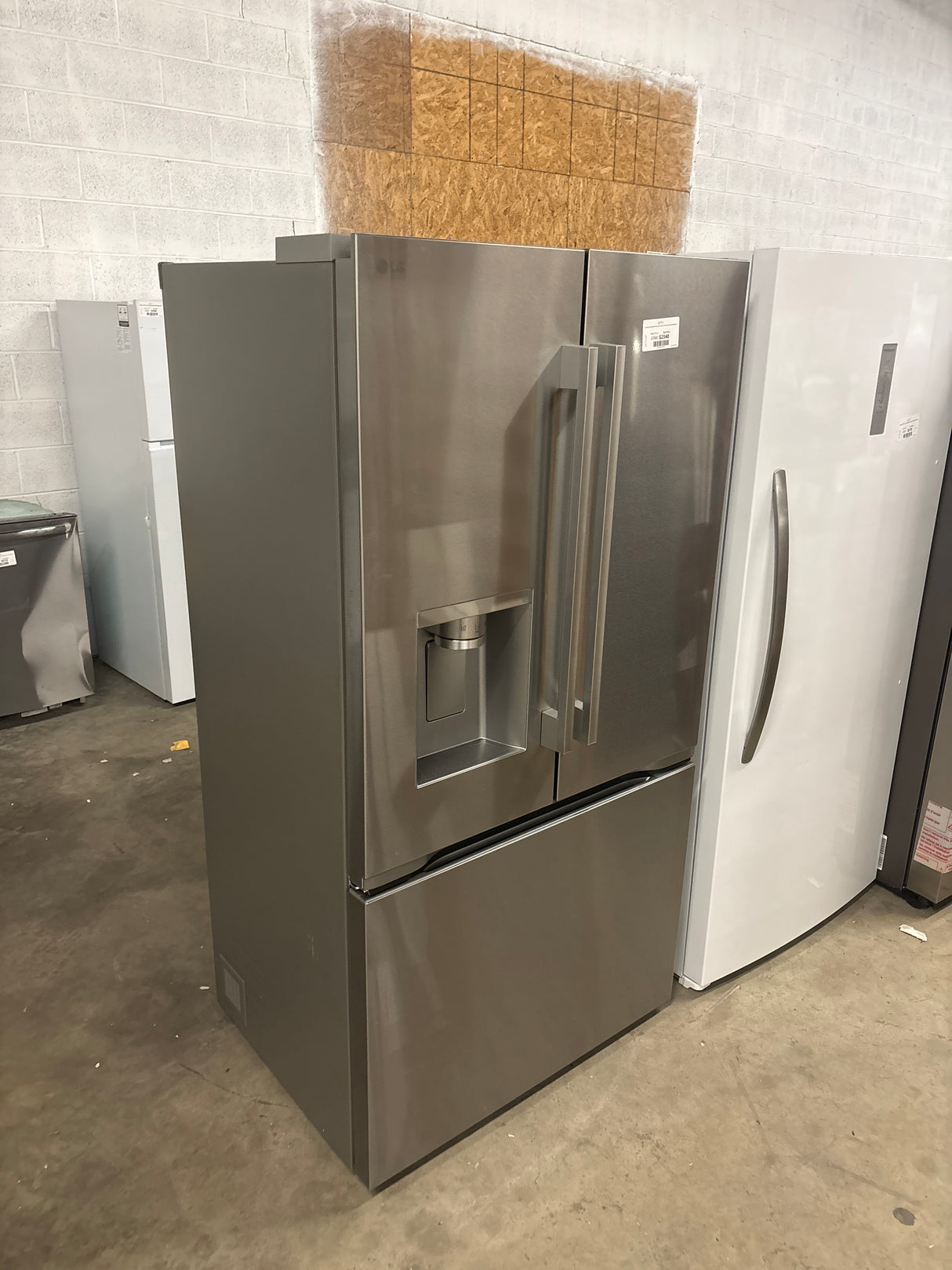 LG Counter-Depth MAX with Zero Clearance 3-Door French Door Refrigerator