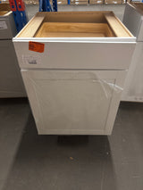 Westfield Feather White Shaker Stock Assembled Base Kitchen Cabinet (24 in. W x 23.75 in. D x 35 in. H)