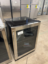 Beverage 23.4 in. 154 (12 oz.) Can Beverage Cooler, Stainless Steel