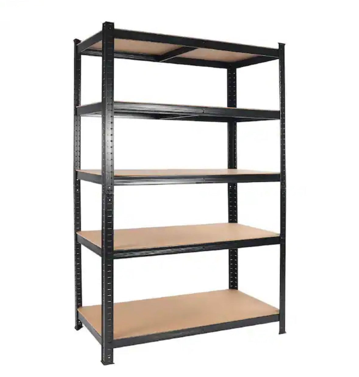 2000 lbs. Capacity Garage Storage Shelves Heavy Duty Shelf for Kitchen in Black