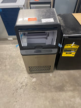 15.4 in. 105 lbs. / 24H Full Size Cube Freestanding Commercial Ice Maker in Stainless Steel, Clean Cycle and 3-Ice types
