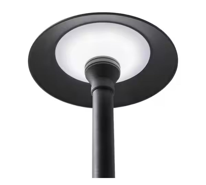 Vernon Park 120 Lumen Low Voltage Black Integrated LED Aluminum Outdoor Path Light Powered by Hubspace (1-Pack)