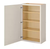 Leyton 24 in. W x 12 in. D x 42 in. H Ready to Assemble Plywood Slim Shaker Wall Kitchen Cabinet in Antique White