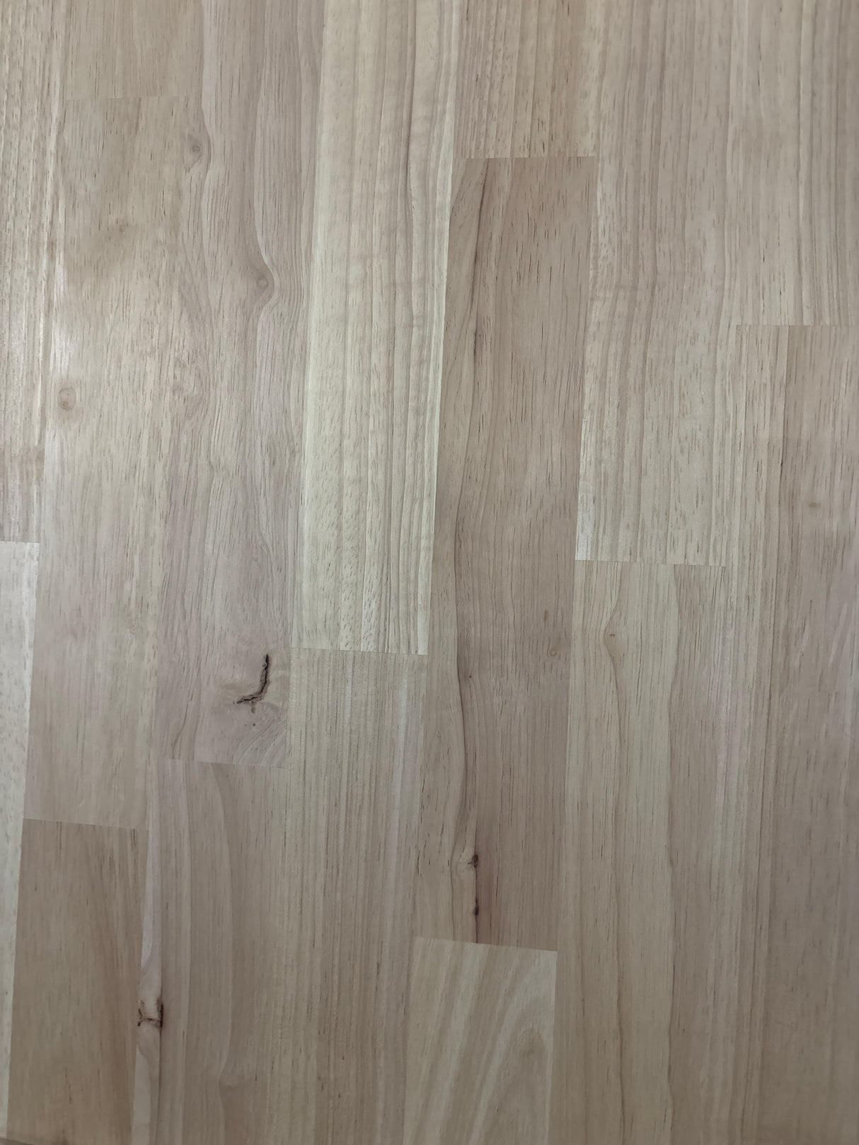 6 ft. L x 39 in. D Unfinished Hevea Butcher Block Island Countertop in With Standard Edge