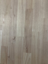 6 ft. L x 39 in. D Unfinished Hevea Butcher Block Island Countertop in With Standard Edge