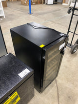 15 in. Dual Zone 30-Bottle Undercounter/ Freestanding Wine Cooler in Black