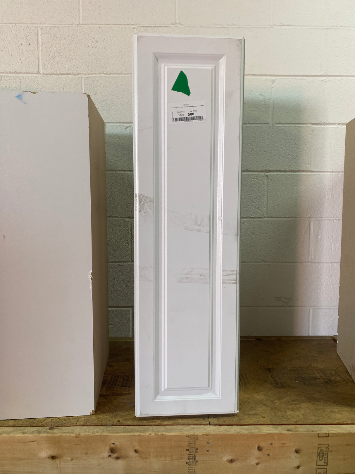 Hampton 12 in. W x 12 in. D x 42 in. H Assembled Wall Cabinet in Satin White