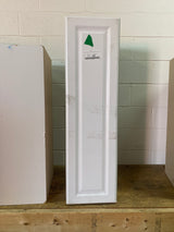 Hampton 12 in. W x 12 in. D x 42 in. H Assembled Wall Cabinet in Satin White