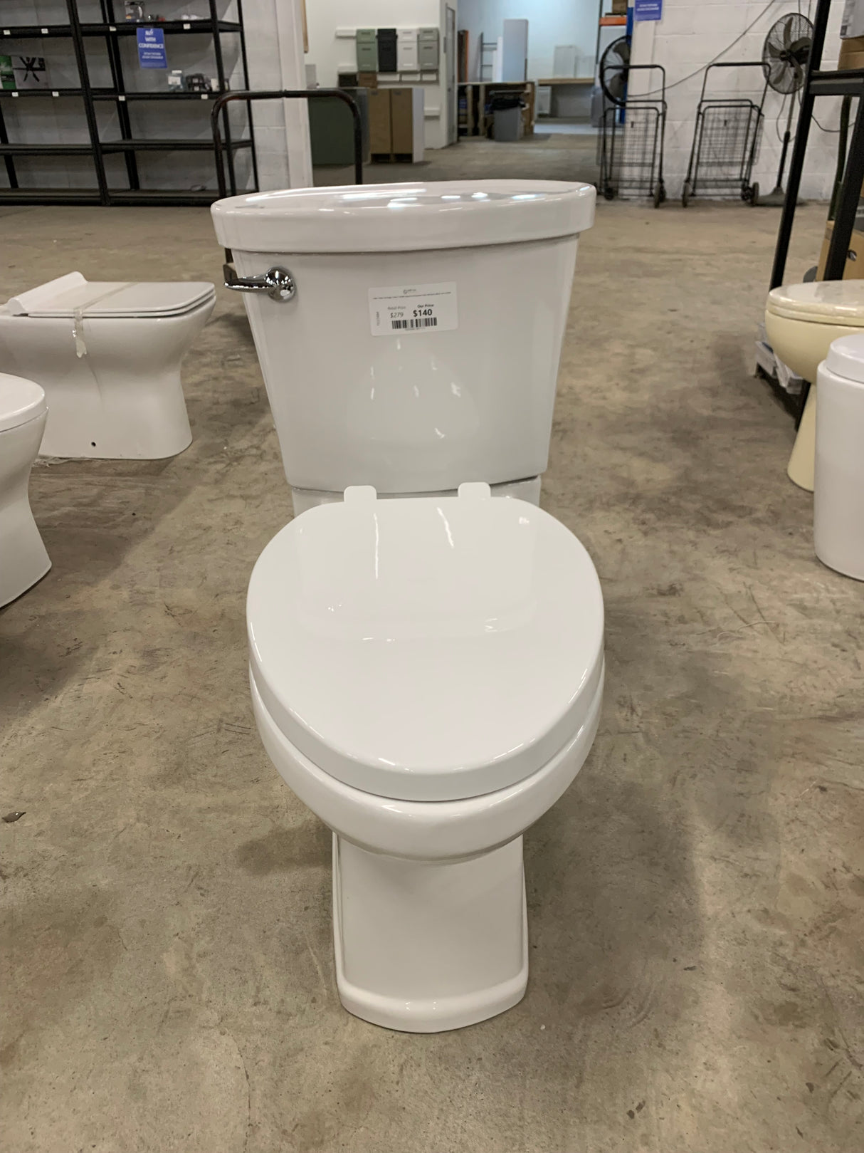 Cadet 3 Decor Tall Height 2-Piece 1.28 GPF Single Flush Elongated Toilet with Seat in White, Seat Included