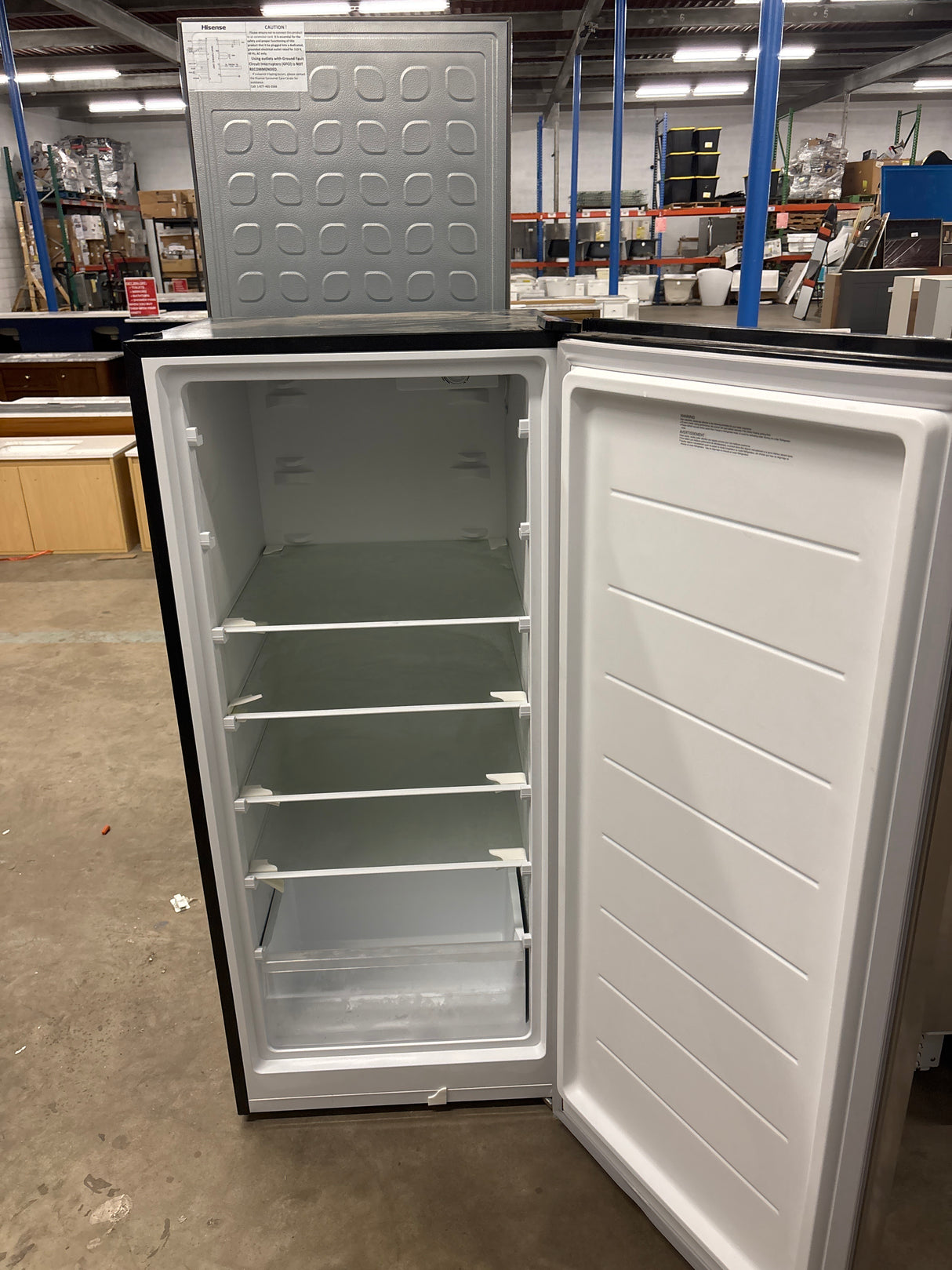 7.1 cu. ft. Manual Defrost Convertible Upright Freezer in Stainless Steel Look