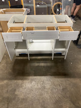 Everdean 48.5 in. W x 18.75 in. D Vanity in White without Top