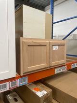 30 in. W x 12 in. D x 15 in. H Assembled Wall Bridge Kitchen Cabinet in Unfinished with Recessed Panel