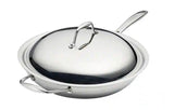 Signature 12 in. Tri-Ply Clad Stainless Steel Induction Safe Wok