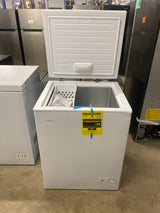 5.0 cu. ft. Manual Defrost Chest Freezer with LED Light in White Garage Ready