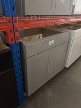 Westfield Dusk Gray Shaker Stock Assembled Sink Base Kitchen Cabinet (36 in. W x 23.75 in. D x 35 in. H)