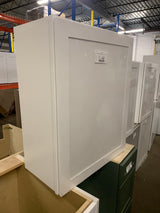 Westfield Feather White Assembled Wall Kitchen Cabinet (24 in. W x 12 in. D x 30 in. H)