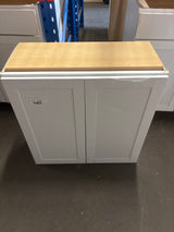 Westfield Feather White Assembled Wall Kitchen Cabinet (30 in. W x 12 in. D x 30 in. H)