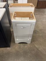 19 in. W x 18 in. D x 34 in. H Single Sink Freestanding Bath Vanity in White w/o Top