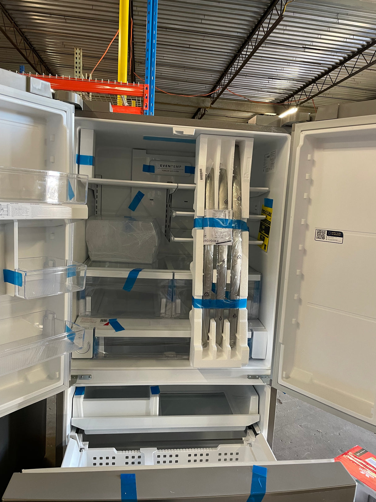 36 in 29 cu. ft. Standard Depth French Door Refrigerator in Smudge-Proof Stainless Steel with Internal Water Dispenser