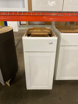Westfield Feather White Shaker Stock Assembled Base Kitchen Cabinet (15 in. W x 23.75 in. D x 35 in. H)
