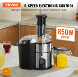 VEVOR
Juicer Machine, 850W Motor Centrifugal Juice Extractor, Easy Clean Centrifugal Juicers, Big Mouth Large 3 in. Feed Chute