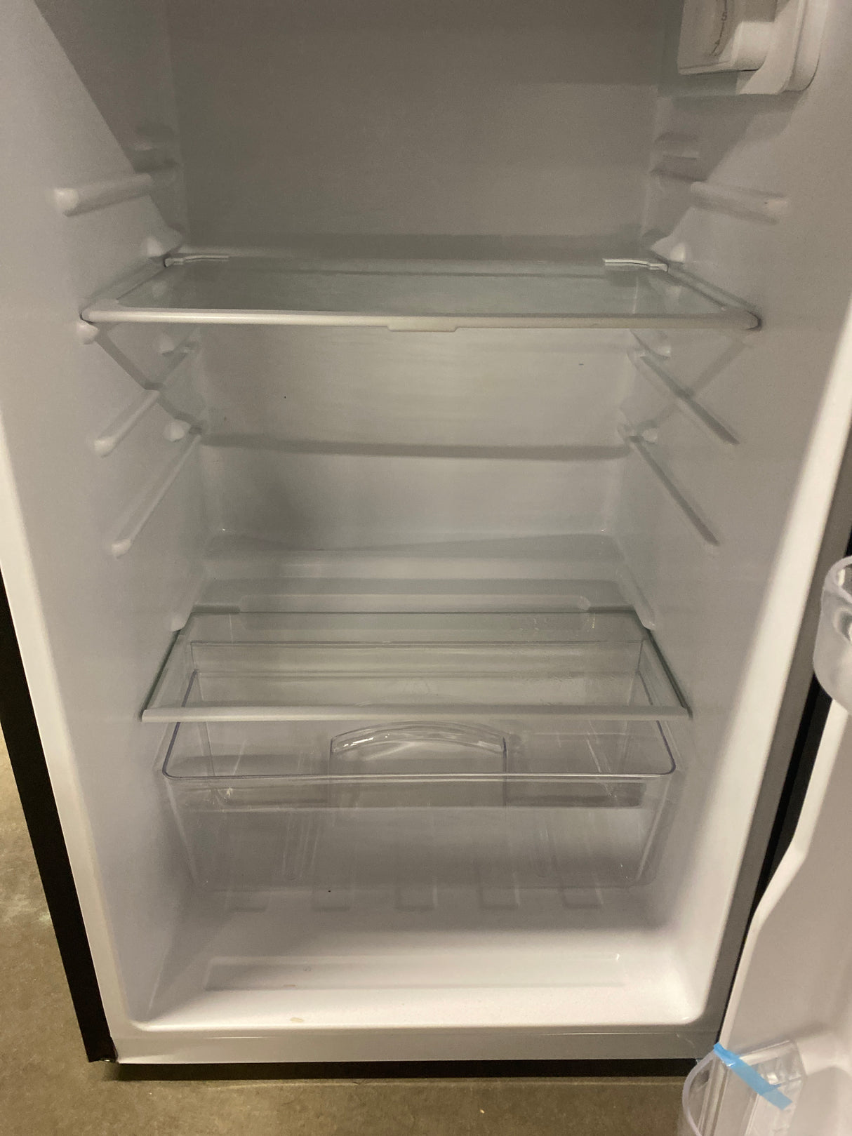 4.5 cu. ft. 2-Door Mini Refrigerator in Platinum Steel with Freezer