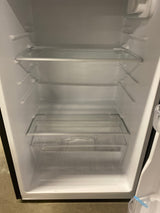 4.5 cu. ft. 2-Door Mini Refrigerator in Platinum Steel with Freezer