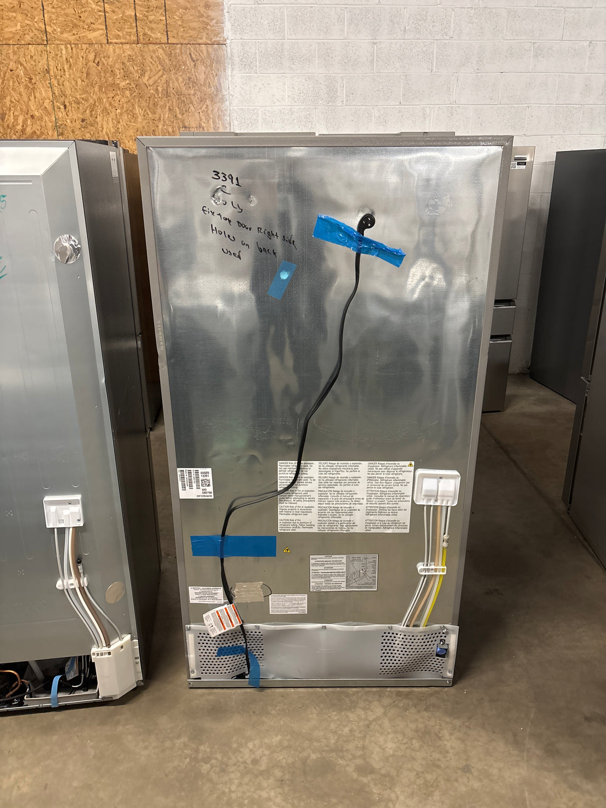 Gallery 36 in. 28 cu. ft. Standard Depth French Door Refrigerator in Smudge-Proof Stainless Steel
