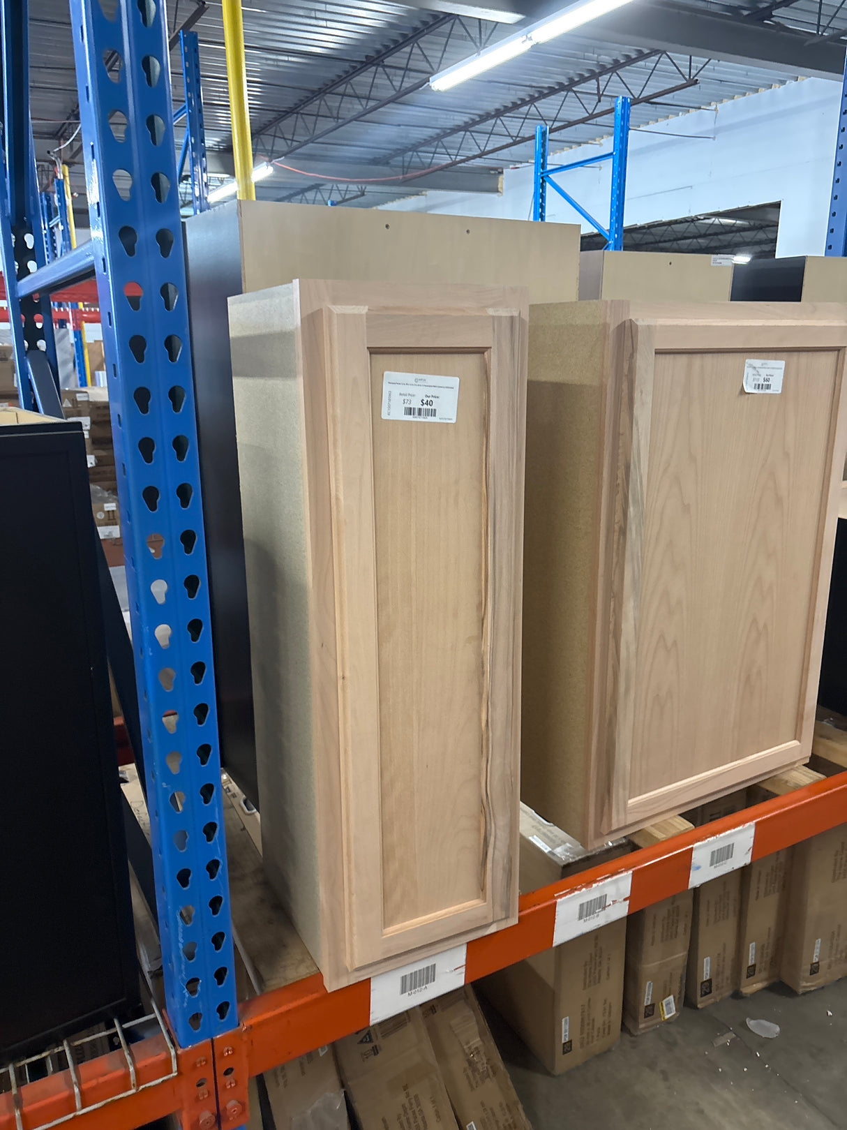 Recessed Panel 12 in. W x 12 in. D x 36 in. H Assembled Wall Cabinet in Unfinished