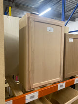 24 in. W x 12 in. D x 36 in. H Assembled Wall Kitchen Cabinet in Unfinished with Recessed Panel