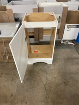 19 in. W x 18 in. D x 34 in. H Single Sink Freestanding Bath Vanity in White without Top