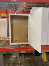 Shaker Satin White Stock Assembled Wall Kitchen Cabinet (24 in. x 36 in. x 12 in.)