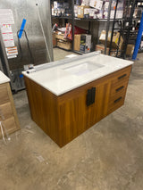 Regal Vanity 2dr 3dw 42"x22"x33.5" in Teak