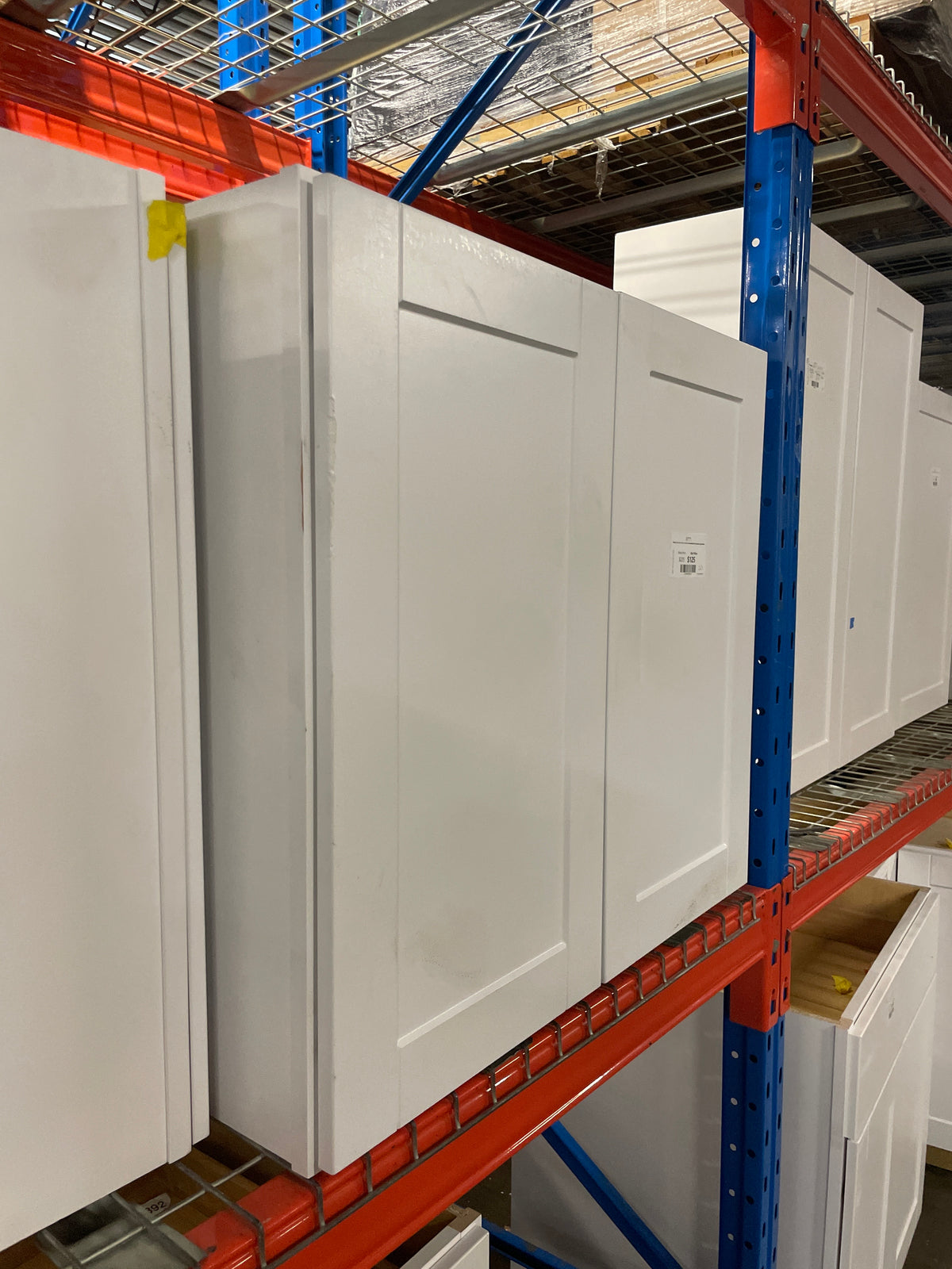 Shaker 33 in. W x 12 in. D x 30 in. H Assembled Wall Cabinet in Satin White