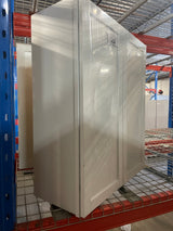 Courtland Polar White Finish Laminate Shaker Stock Assembled Wall Kitchen Cabinet 30 in. x 36 in. x 12 in.